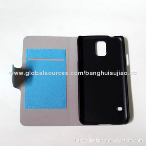 Leather Mobile Phone Case for Samsung Galaxy S5, New Coat, Various Colors Available